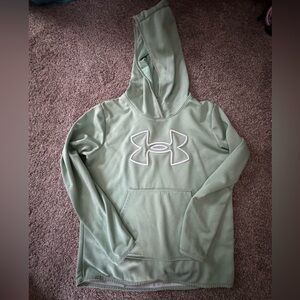 Under Armour Women’s hoodie. Size small. Mint green.